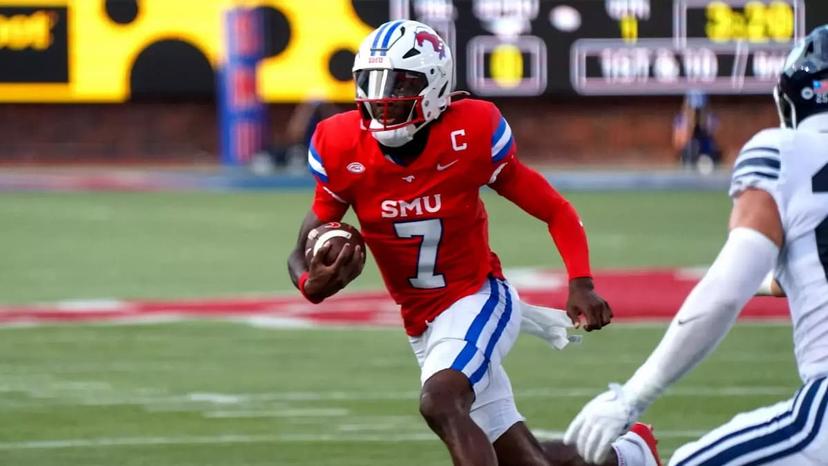 Kevin Jennings and the SMU Mustangs went to the ACC Championship in their first year - ACC Preview Picks Predictions