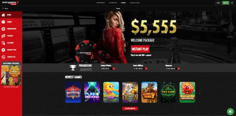 everygame casino real july 2026