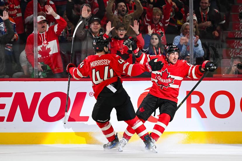 Brad Marchand and Josh Morrissey