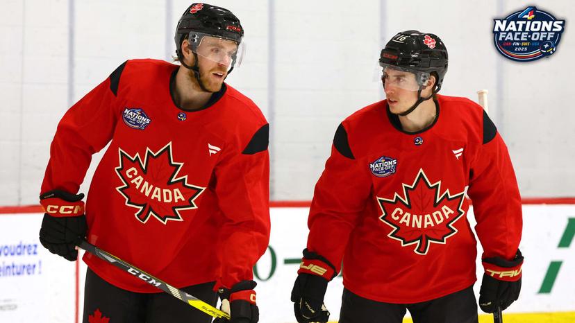 Connor McDavid and Mitch Marner