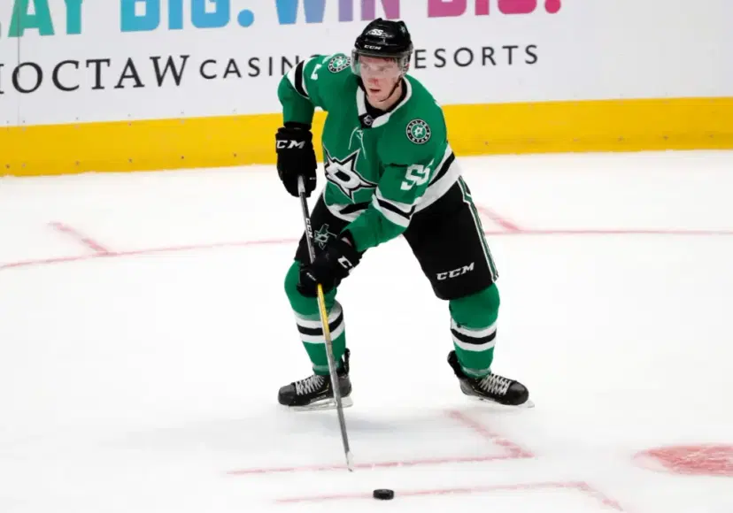 Thomas Harley is the defacto number one defenseman for the Dallas Stars and his point prop is tasty