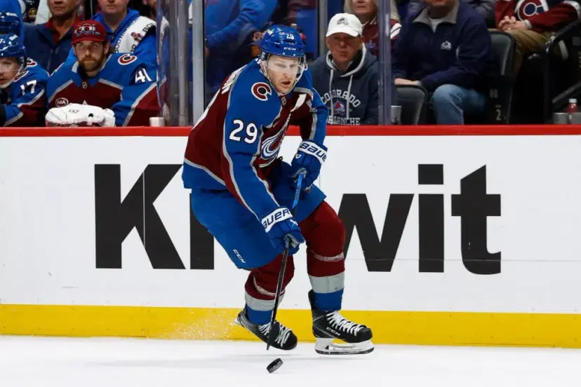 Nathan MacKinnon leads the Avalanche in the postseason