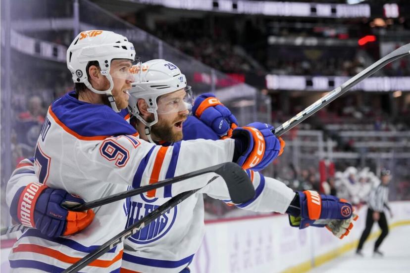 Edmonton forwards Connor McDavid and Leon Draisaitl are looking to beat down on the Nashville Predators...again.