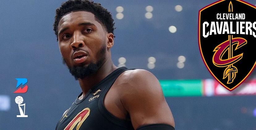 Donovan Mitchell with the Cavaliers logo. 2025 NBA Championship Odds and Analysis. Cavaliers vs Pacers NBA Analysis, Odds, and Best Bet (4/10)
