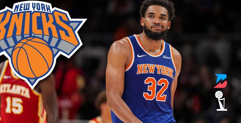 Karl-Anthony Town is smug with Knicks logo. 2025 NBA Championship Odds and Analysis.