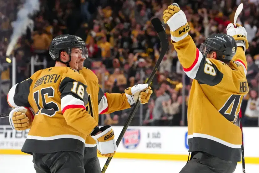 Tomas Hertl and Pavel Dorofeyev