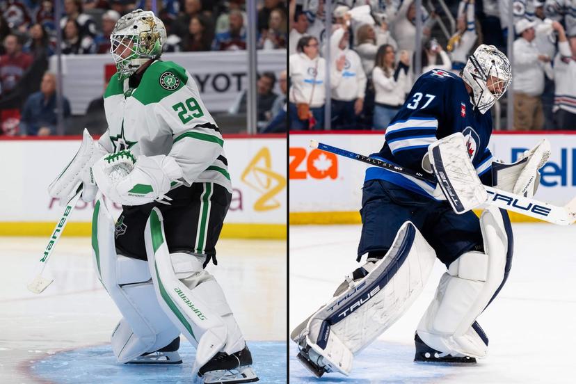 Jake Oettinger and Connor Hellebuyck start for their clubs