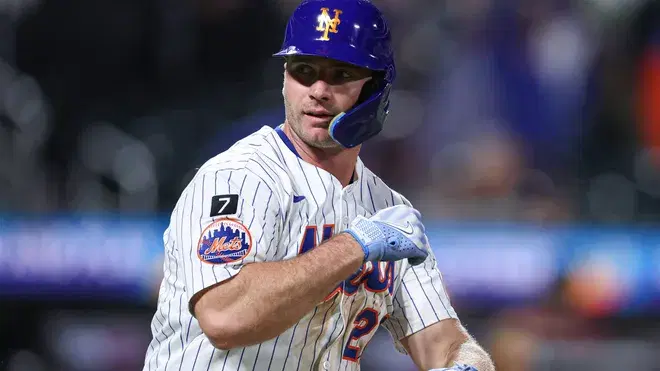 Pete Alonso fired up after hit - player props