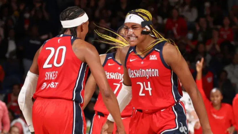 Brittney Sykes and Aaliyah Edwards