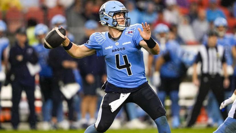 Toronto Argonauts quarterback Nick Arbuckle