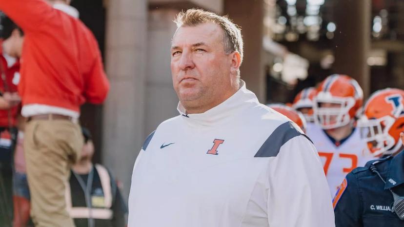Bret Bielema and the Illini could sneak their way into the Big Ten Championship - Illinois Indiana Picks