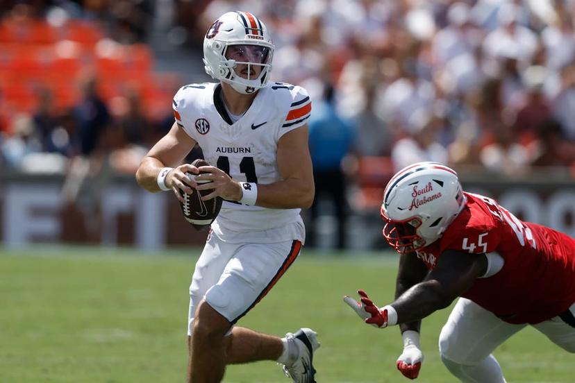 Jackson Arnold leads the Tigers against Texas A&M this week - Auburn Texas A&M Picks