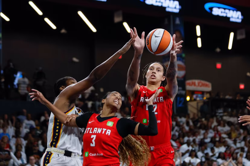 Aliyah Boston and Brittney Griner