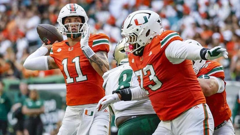 Do we trust Carson Beck to use his arm to defeat the Rebels on Thursday? Ole Miss Miami Picks