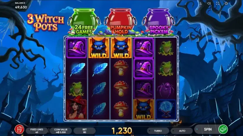 3 Witch Pots Main Features