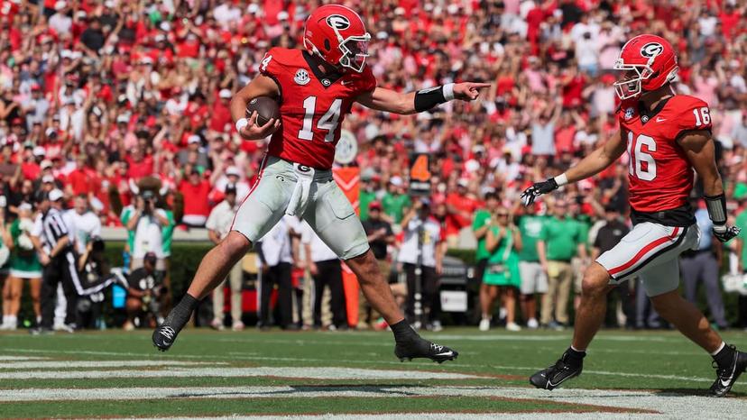 Stockton has found the end zone in three of five games this year - NCAA Football Player Props