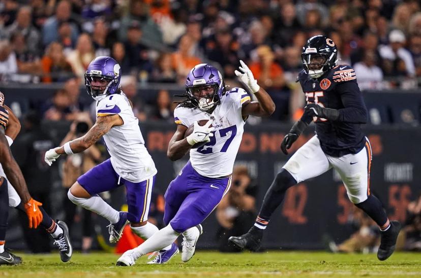 Jordan Mason of the Minnesota vikings