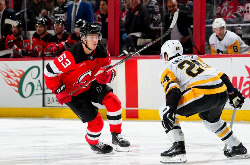 Jesper Bratt and Matt Dumba