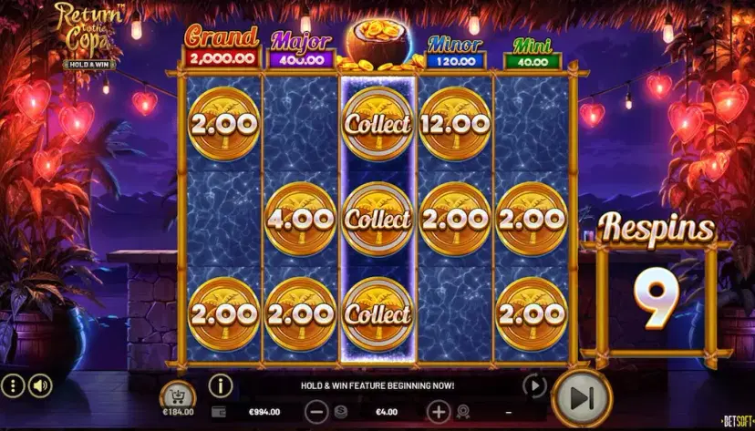 Return to Copa Hold & Win