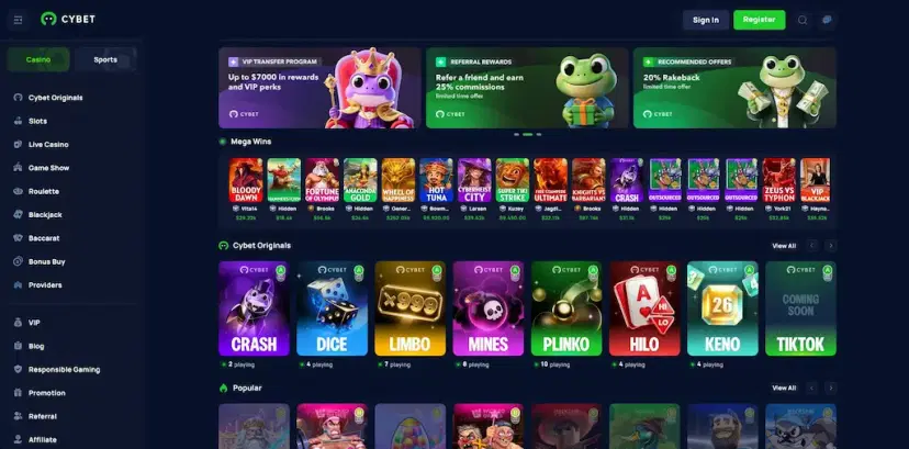 cybet casino crypto sept 2026