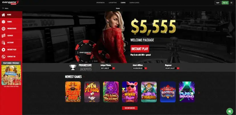 everygame casino best bonus sept 2026