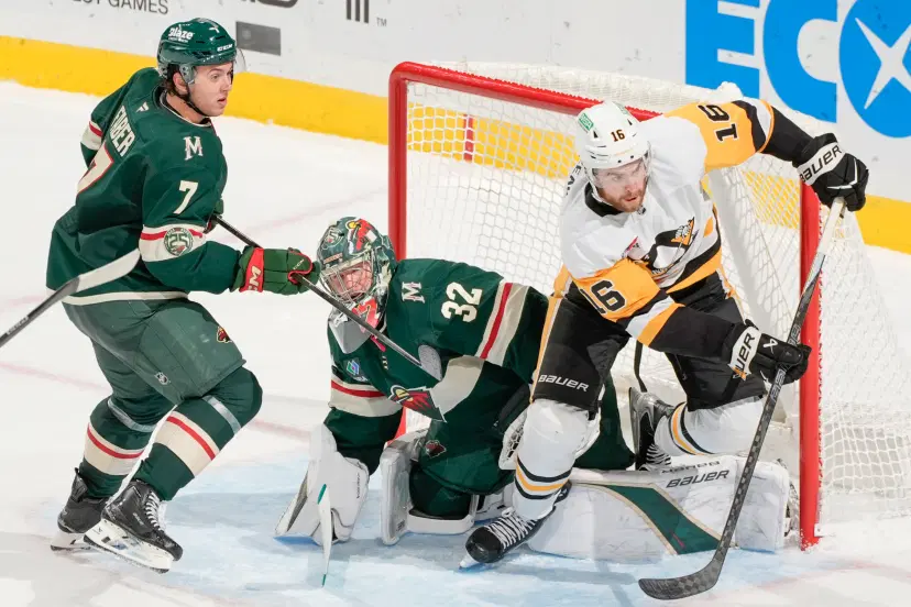 Justin Brazeau and Filip Gustavsson