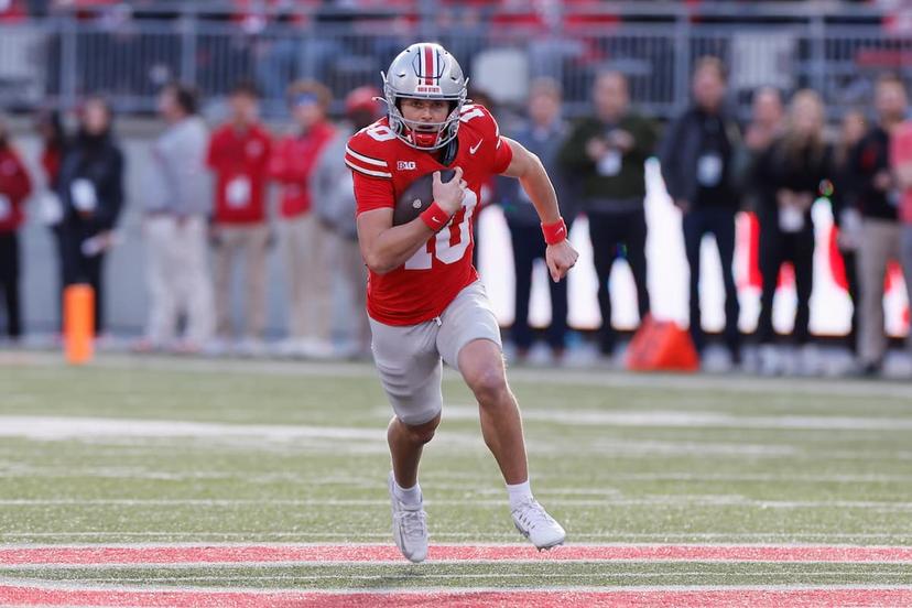 Julian Sayin has 27 touchdowns and just four interceptions for Ohio State this year - Ohio State Michigan Picks