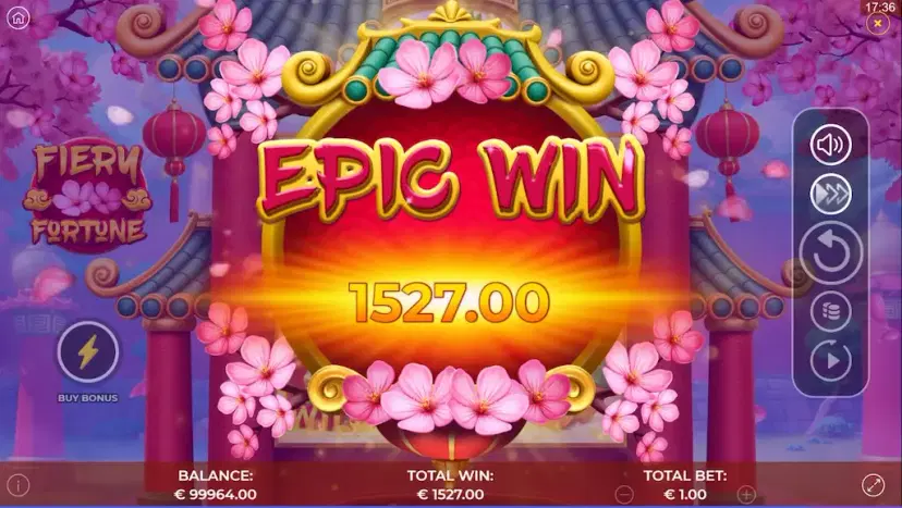 Fiery Fortune gameplay