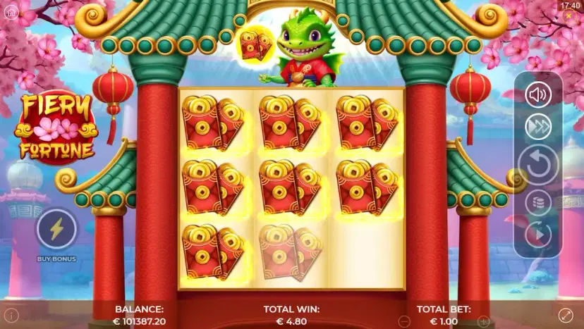 Fiery Fortune Sticky Symbols