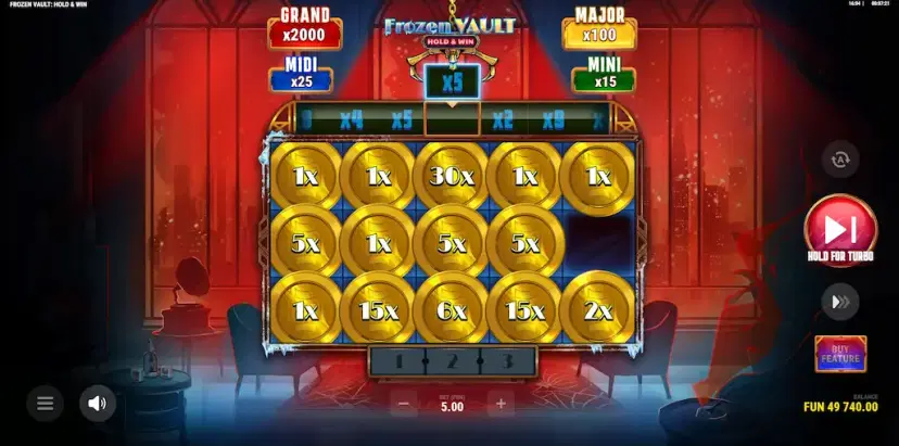 Frozen Vault Hold & Win News 2 Hold & Win feature