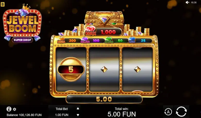 Jewel Boom Super Drop Main Features