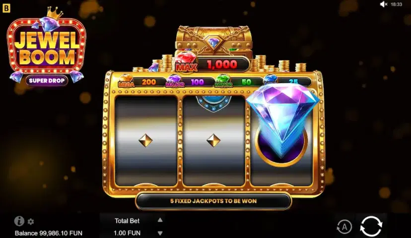 Jewel Boom Super Drop Diamond Symbol