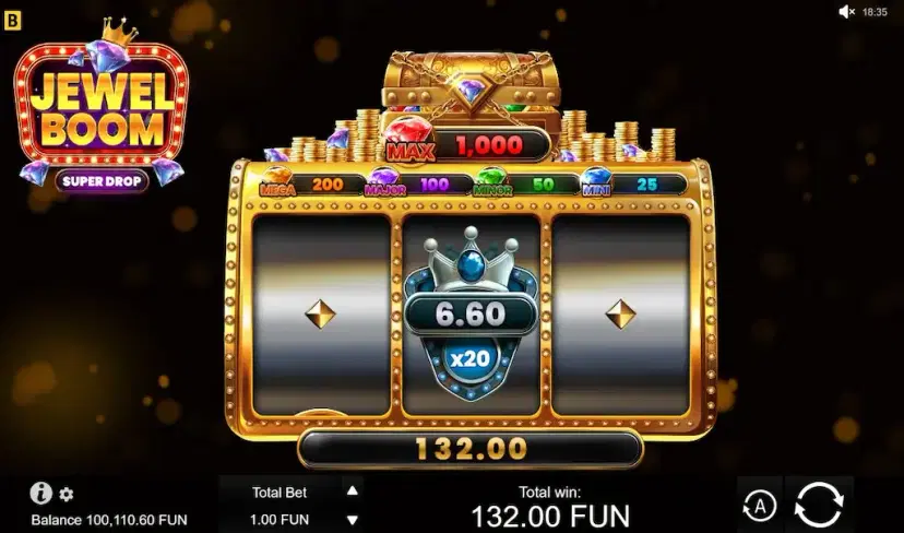 Jewel Boom Super Drop Jackpots