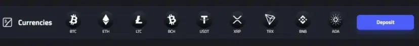 mBitCasino Banking Options