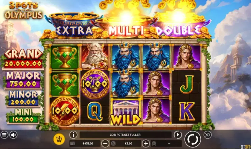 3 Pots of Olympus main features
