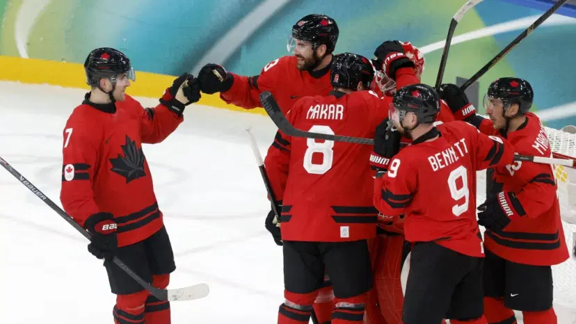 Team Canada players