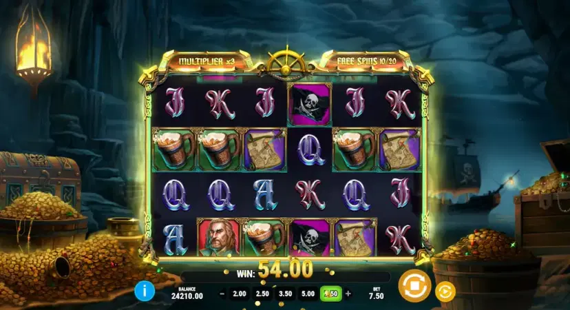 Sails of Riches BN Free Spins Wheel