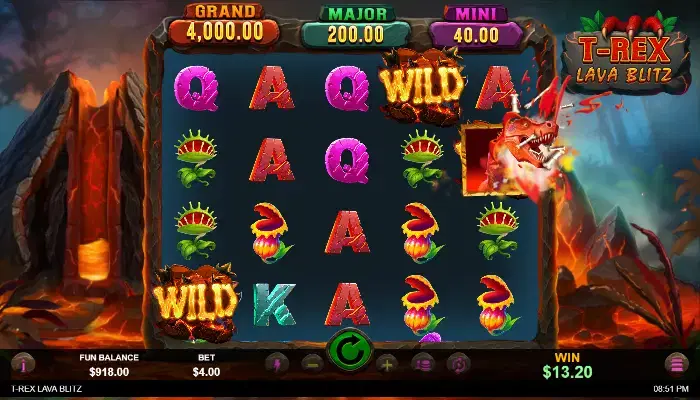 T-Rex Lava Blitz BN T-Rex Clash