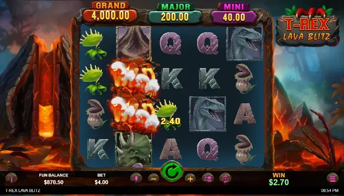 T-Rex Lava Blitz BN Main Features