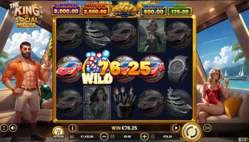 The King of Social Media gameplay