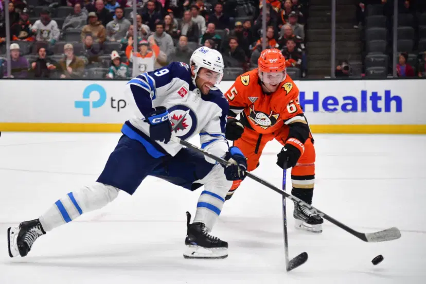 Alex Iafallo and Jacob Trouba