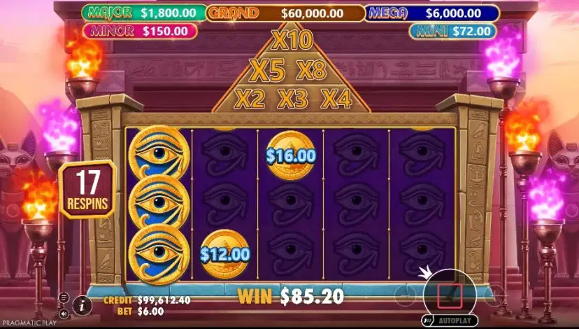Mummy's Jewels 100 Cash Collect