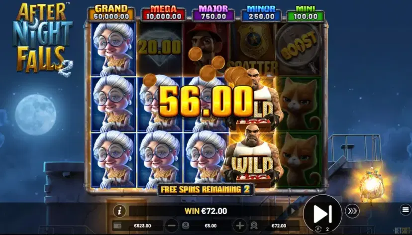 After Night Falls 2 Free Spins