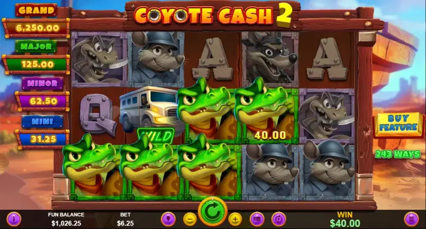 Coyote Cash 2 main features