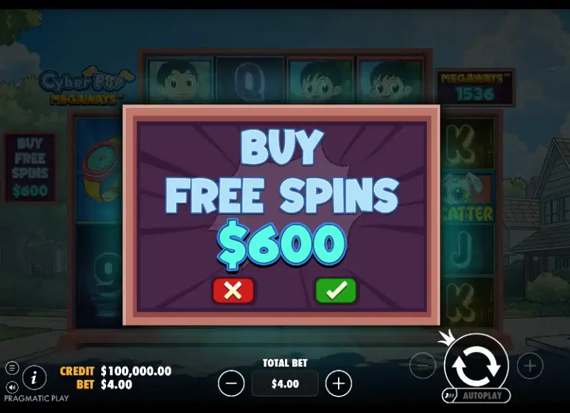 Cyber Pup Megaways Bonus Buy