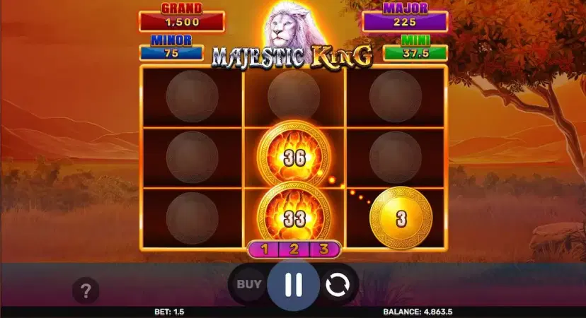 Majestic King Hold & Hit 3x3 Hold & Hit