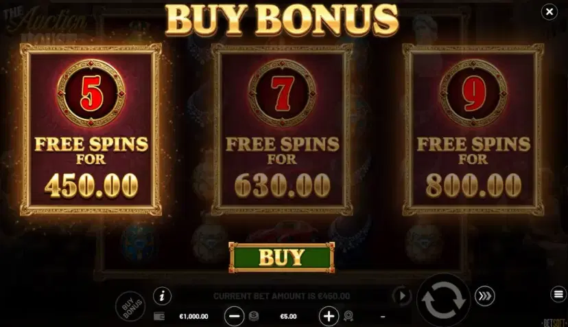 The Auction House Buy Bonus