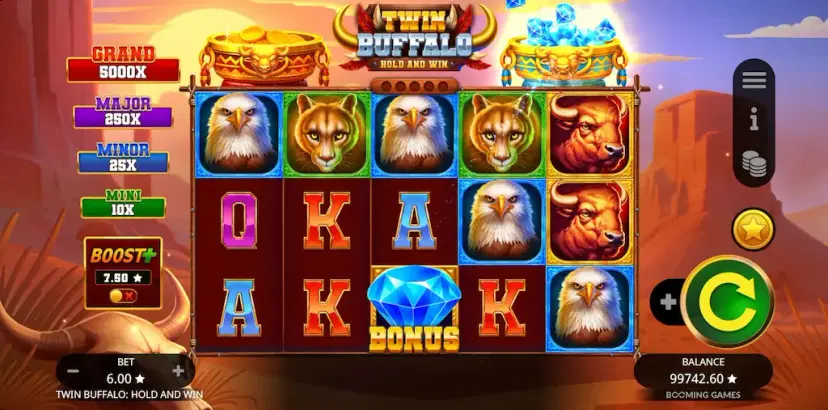 Twin Buffalo: Hold and Win Buffalo Spins
