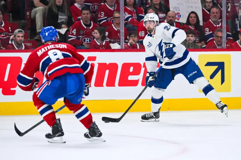 Ryan McDonagh and Mike Matherson