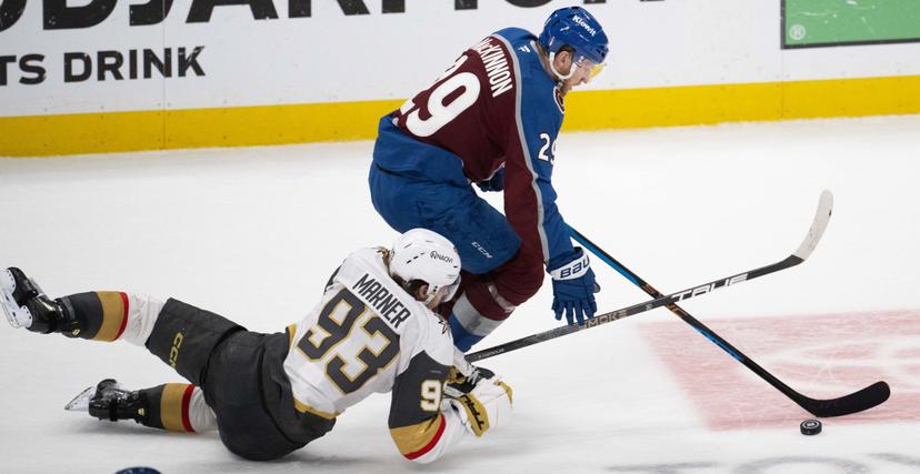 Nathan MacKinnon and Mitch Marner